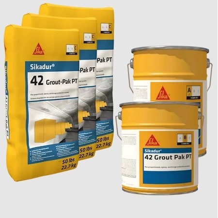 Sika Sikadur 42 Grout-Pak PT - High Performance, Medium Flow, Epoxy Grout 0.5 cu. ft. kit 106596